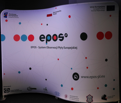 Ścianka reklamująca projekt EPOS-PL, fot. DP