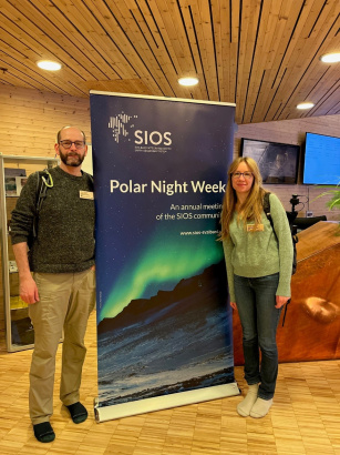 Polar Night Week 2025, dr Adam Nawrot i dr Emilia Karamuz