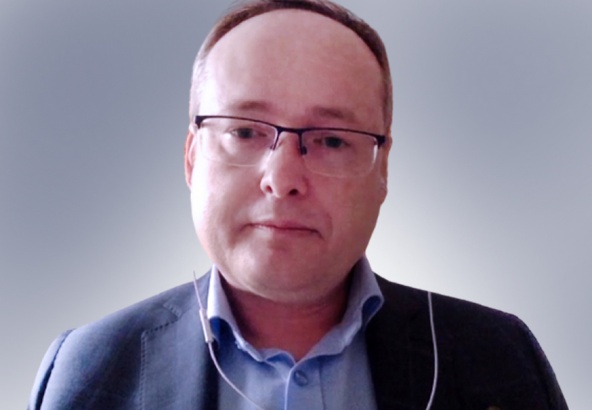 prof. dr hab. Michał Malinowski, fot. screen obrona on-line